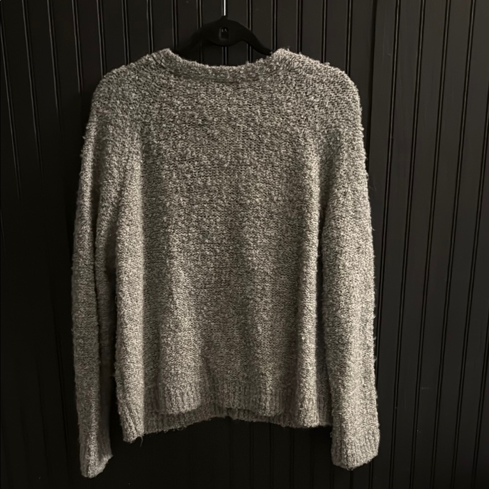 GAP Gray Cozy Cardigan Sweater - Picture 3 of 4